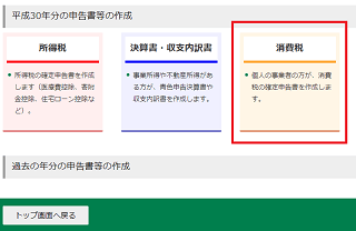 確定申告書等作成コーナー